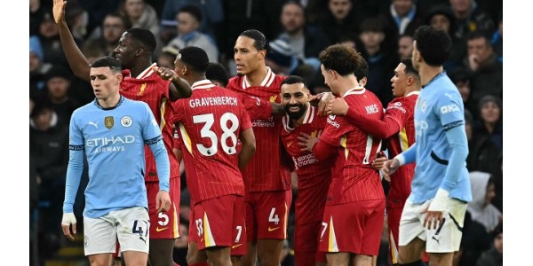 Liverpool je ponovno pobijedio Manchester City u Premier ligi Liverpool je ponovno pobijedio Manchester City u Premier ligi
